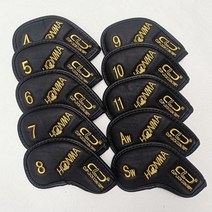 혼마 고급 아이언커버세트 골프채커버 가죽 24종, O