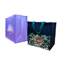 타포린백 시장 보조 타포린 가방, 네이비, 1개