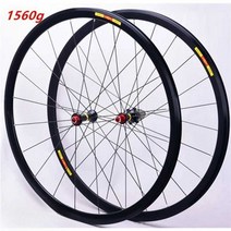 자전거 알루미늄 휠 휠세트 바퀴 교체 싸이클휠 전륜, 30mm 검정색 쌍