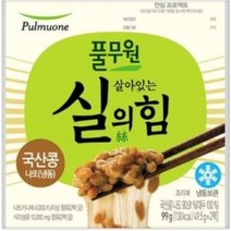 풀무원 살아있는 실의 힘 국산콩 냉동나또 40팩, 49.5g, 40개