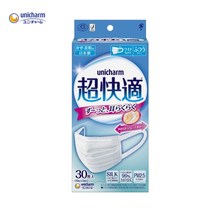 일본 유니참 초쾌적 마스크 30매입 보통 사이즈