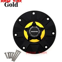 가스 연료 탱크 캡 오토바이 퀵 릴리스 커버 혼다 호환 CB1000R CB500/S CB400 CBR 600RR 용, 02 금