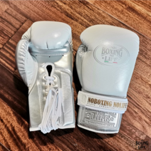그랜트글러브 8온스 권투 복싱 글러브 NoBoxing NoLife, 04 14oz, 01 라텍스속싸개混合内胆 은색 줄 매기