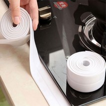 PVC 주방 욕실 곰팡이 방지테이프 5개 인테리어실리콘, 01)그린