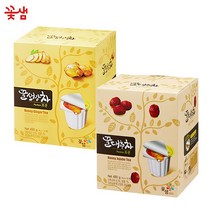 꽃샘 꿀생강차  꿀대추차 포션 (30개입) 캡슐 액상차