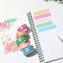 체크메이트 마스킹테이프, 살구