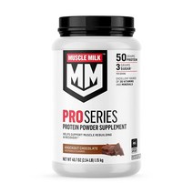 Muscle Milk 프로 시리즈 단백질 파우더 녹아웃 초콜릿 단백질 50g 1.2kg 14회 분량