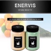 에너비스 보습탄산 파우더 그린(숲)향 호쿠도입욕제 380g, 1개