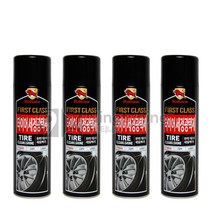 불스원 퍼스트클래스 타이어 세정 광택제, 550ml, 4개