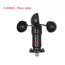 풍량계 풍향풍속계 디지털 풍속계2020 메탈 메이터 0-5V 풍속 센서/4-20MA 송신기/금속 풍속계/0-10V 아날, 04 Pulse NPN