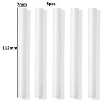 7.2x130mm8x124mm10x120mm10x200mm7.75x133mm 가습기 필터 usb 공기 초음파 가습기 아로마 디퓨저 용 면봉, 112mmx7mm