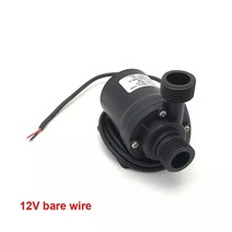 히트펌프 보일러컨트롤러 빨래건조기800L/H 5m DC 12V 24V 태양 브러시리스 모터 물 순환 워터 펌프 잠수정, [03] 12V wiring