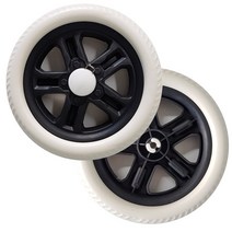 19.5 고무 시장가방 바퀴 2p 점보 (핸드카트 구르마 캐리어 쇼핑카트 시장바구니), 5칸휠0570