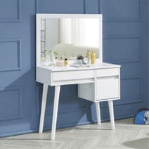 딸방 거울있는 긴다리 서랍화장대 900 신혼살림 DIY, 엘다