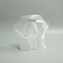 비닐캐리어 테이크아웃 컵봉지 커피캐리어 2구 5000장