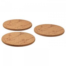 이케아 VARFINT 보르핀트 냄비받침 코르크 문양 19cm 504.859.57 / 이케아 HEAT 헤아트 / 원형 냄비받침 / 코르크 냄비 받침 / 이케아 냄비받침/, 1개