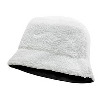 정품 나이키 NSW 쉐르파 리버서블 버킷햇 양털모자(DV3165-100), 60호