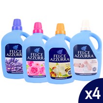 펠체아주라 향좋은 대용량 섬유유연제 3L 4종 X4개입 이탈리아 직수입, 스위트 커들 2개, 엠버&바닐라 2개