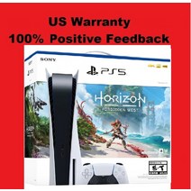 소니플레이스테이션5 PS5 Disc Edition Console+Horizon Forbidden West Game Bundle