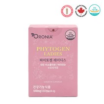 캐나다 오로니아 대두 이소플라본 비타민D 감마리놀렌산 식물성 파이토젠 레이디스, 1박스