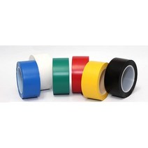 PVC 라인테이프 초록 50mm 체육관바닥 우레탄코트 배드민턴 테니스 핸드볼 농구 족구 배구 녹색