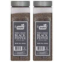 바디아 테이블 그라인드 블랙 페퍼, 2개, 453.6g
