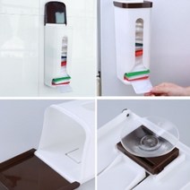 종량제봉투 비닐 봉투 부착식 보관함 주방 정리 케이스 정리함 비니루 비닐봉지 디스펜서, [고급형] 부착식 봉투 정리함 화이트