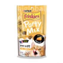 퓨리나 프리스키 파티믹스 고양이 간식 60g, 치즈 크레이지, 4개