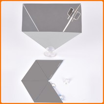장난감핸드폰 홀로그램 3D4D 입체 빔프로젝터 피라미드 DIY 숏 제작 실험함 창의력장난감 네리트 영상계 2530956771, 심플 투영