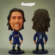 축구선수피규어 차량모형장식 캐리커쳐축구선수 캐리커쳐피규어 생일선물 미니피규어 인형 스타플레이어 기념품, 퍼플 바디 6.5cm
