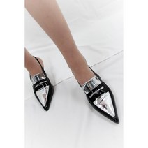 6cm 잭슨 스틸레토 슬링백힐