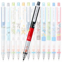 미쯔비시 디즈니 한정판 쿠루토가 샤프 0.5mm 미키 M5-650DS, 칩앤데일