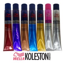 웰라 콜레스톤 퍼펙트 염색약80g 산화제별도 염모제, 1개, 77/74-오렌지브라운