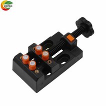 Mini Small Clamp Bed Fixed Fixture Small Bench Vise Bench Vise Fast Eight-hole Vise Clamping 1-55MM, 04 black