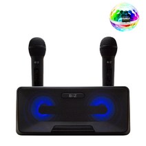 블루투스 노래방 마이크 스피커 K1010(미러볼증정)