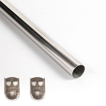 스텐 파이프 옷봉 옷걸이봉 소켓세트, 19파이-1000mm