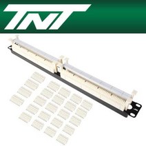 TNT 허브랙 서버랙 110블럭 100P(1U), 본상품선택