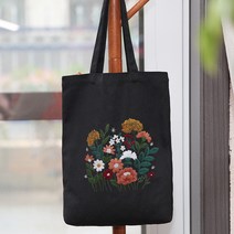 프랑스자수 가방 DIY 에코백 만들기 패키지 키트 취미, V