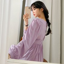 메르슈 백버튼 롱 원피스 52922빅사이즈 여성의류