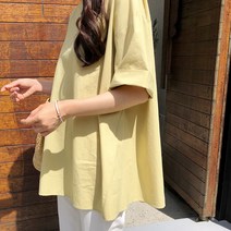 걸스데일리에펠 루즈핏 블라우스코튼블라우스