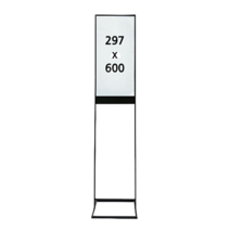데몰 POP대 스탠드안내판 양면 예쁜 입간판 297X600 세로