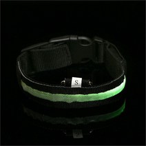 [(주)트리 인천가정지사]LED 애견 강아지 목줄(S) (레인보우) 밤, 단품