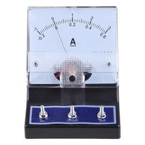 Galvanometer Scientific Ampere 센서 민감한 전류계 감지기 아날로그 -30-0-30μA 검류계 과학 암페어 센서, 검은색, 다른, 1개