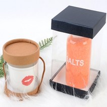 제품 포장 판매용 투명 선물 박스 손잡이 상자 돌잔치 답례품 친구 연인 생일 매장 케이스 핸드메이드 초콜릿 캔디 쿠키 캔들 통 상품 데코 전시 용품, 색상/사이즈, 사각 10x12cm 브라운