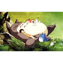 PingWu 3D 토토로 십자수 보석 십자수 재물운 집들이 선물 DIY세트 집순이 집돌이 취미 태교십자수 Y200000468, 20x30