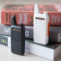 고성능 생활무전기 병원 프리미엄 생활 초소형 마이크로N 잘텍 377ea2, 펄 화이트+이어폰, 무