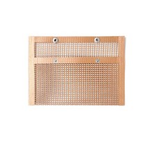 캠핑용 그릴 바베큐 야외 미니로스터 캠핑 접이식 화로 숯불 가스 불판 재사용 가능한, 24x14cm 브라운