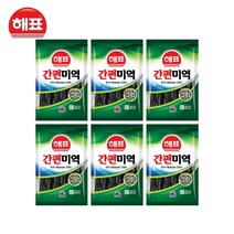해표 간편미역 45g, 6개