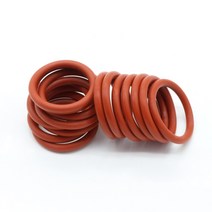 고무오링 패킹 실리콘 오링 고무링 VMQ-O 링 씰 개스킷 두께 CS 3mm OD 10 ~ 70mm 실리콘 고무 절연 방수, 19 OD 30mm_01 빨간_01 3mm