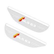 룸미러거치대 자동차 룸미러 백미러 차량 실내 유연한 pvc 2pcs 비 눈썹 보호대 메르세데스 벤츠 gls 63 레인 커버 바이저 그늘 방패 액세서리, GLS 63용